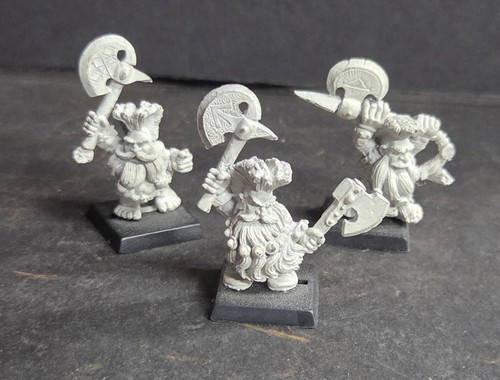 Three warhammer dwarf slayers - three,